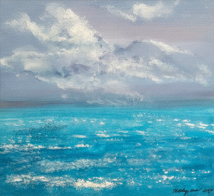 "Serenity by the Sea" — Original Painting Prints