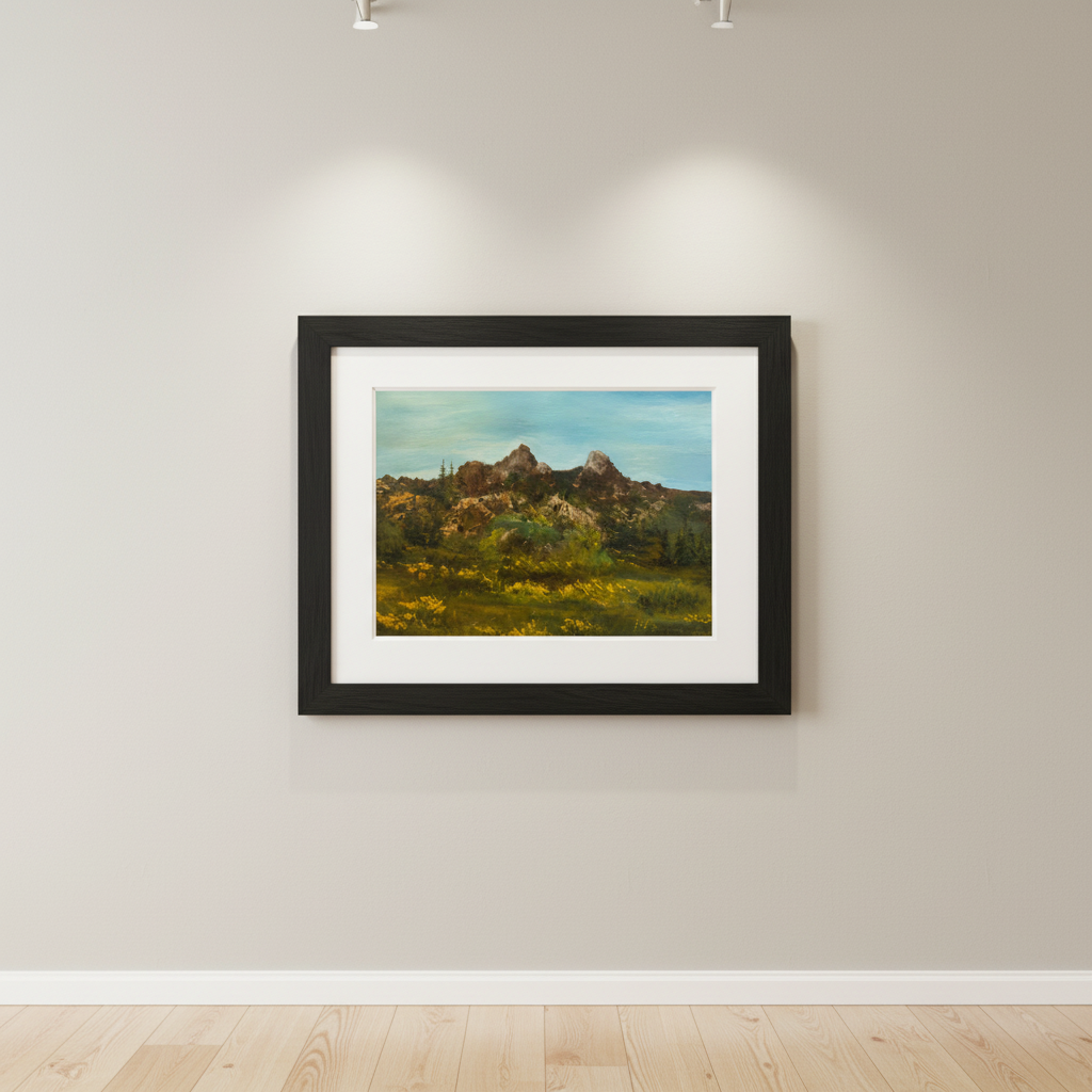 Saddle Rock Serenity — Black Oak Frame