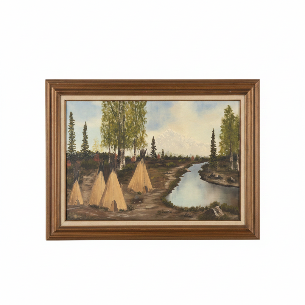 River's Edge — straightened, frame only, square