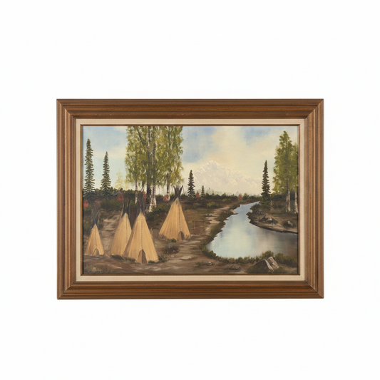 River's Edge — straightened, frame only, square