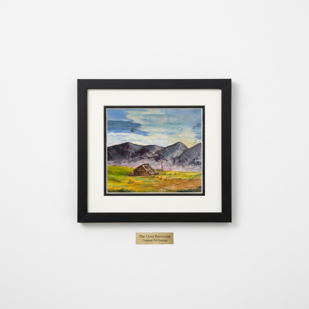 The Quiet Farmstead — Black Oak Frame